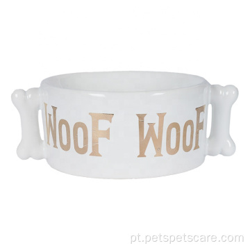 Hot Sale Lovely Ceramic Dog Bowl para cães